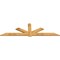 Ekena Millwork Kennewick Timber Gable Bracket, Western Red Cedar, 108"W x 31 1/2"H x 2"D x 6"F, 7/12 Pitch GBW108X31X0206KEN00RWR - alternate 5